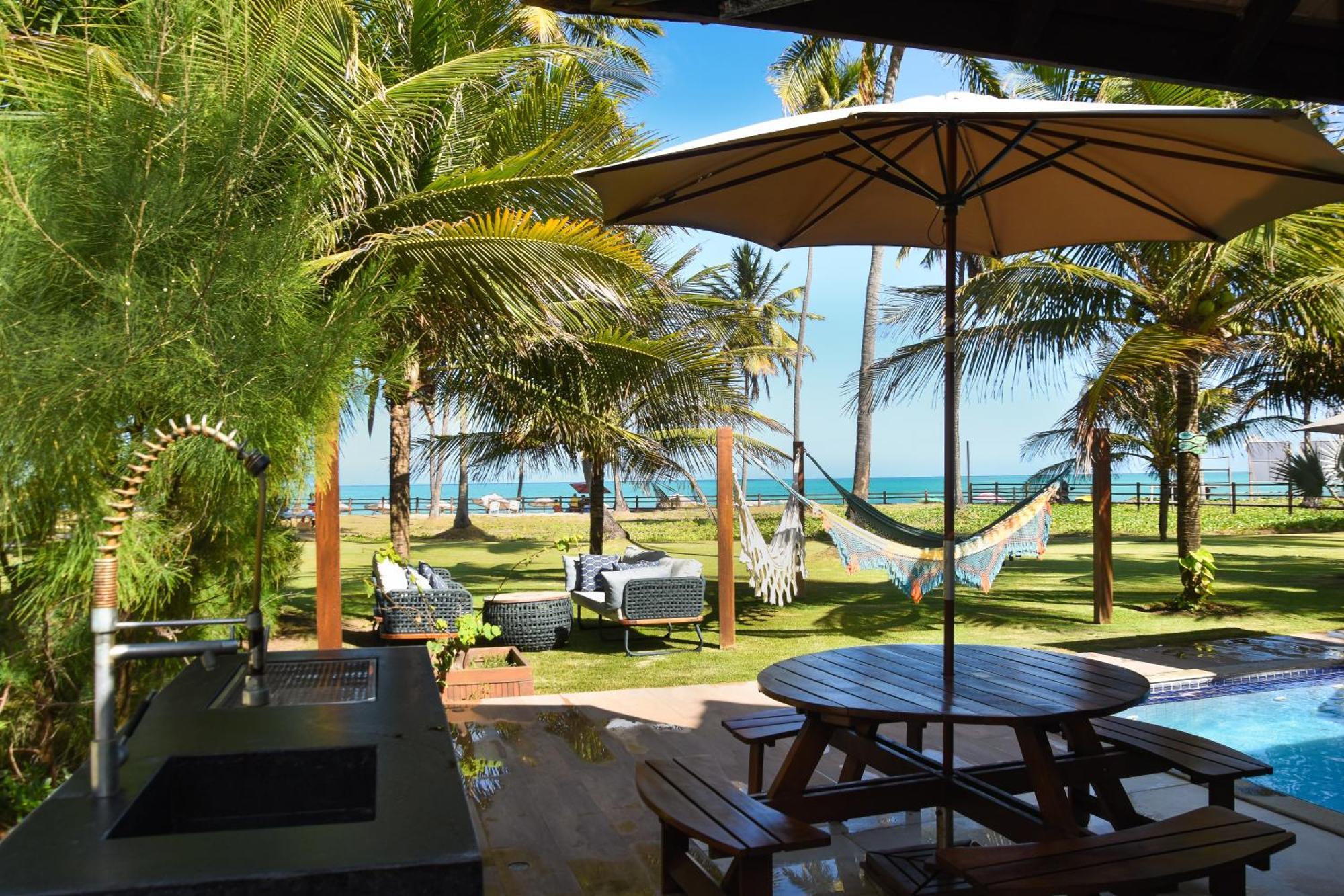 Bangalo Luxo Beira Mar Carneiros Beach Resort بريا دوس كارنيروس المظهر الخارجي الصورة