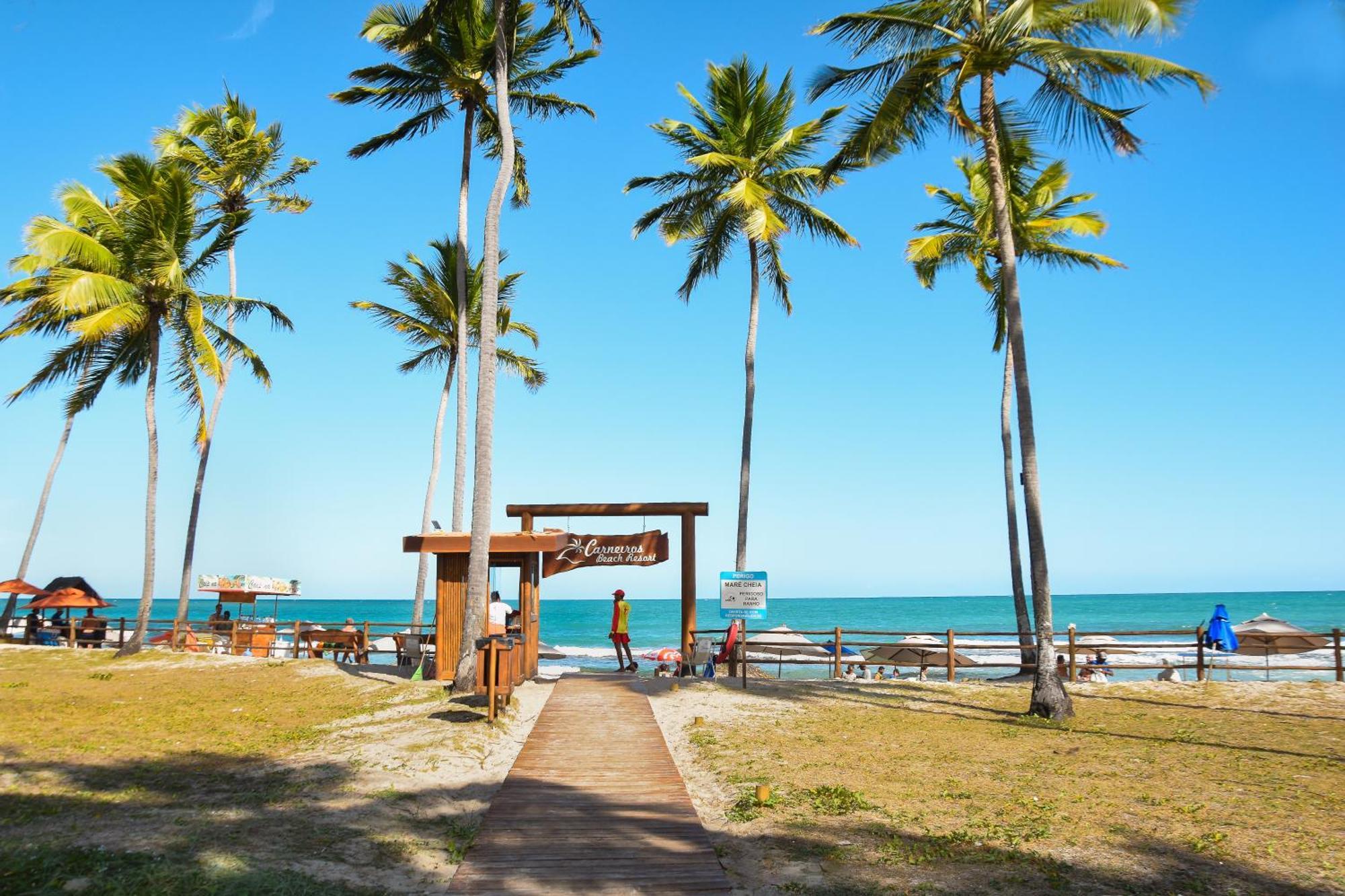 Bangalo Luxo Beira Mar Carneiros Beach Resort بريا دوس كارنيروس المظهر الخارجي الصورة